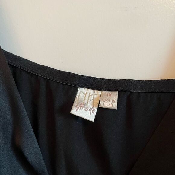 NK imode black silk maxi chemise - Picture 7 of 11